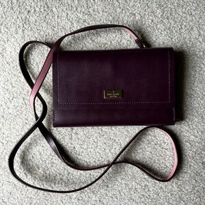 Kate Spade Dark Purple Crossbody Bag
